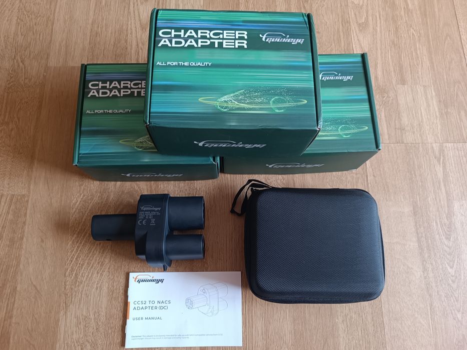 Адаптер перехідник ccs2 tesla nacs Тесла переходник