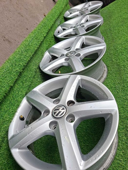 [A193] ALUFELGI 15 5x112 ORYGINAŁ VW Golf V,VI,Plus,Touran,Caddy,Jetta