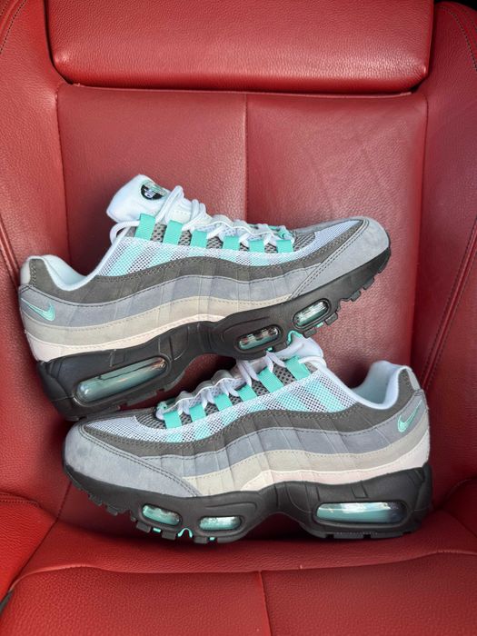 (ОПЛАТА ПІСЛЯ ОГЛЯДУ)Nike Air Max 95 Hyper Turquoise Найк Аір Макс 95 Гіпер Туркоіс