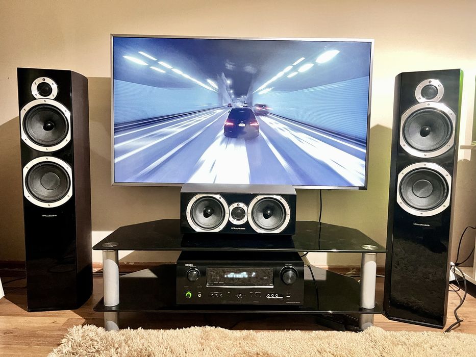 Zestaw kina domowego wharfedale diamound + ampituner denon