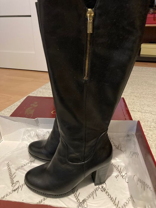 Kozaki ze skory rozmiar 36