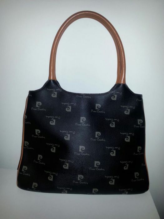 Carteira Pierre Cardin, preta e camel PROMOÇÃO