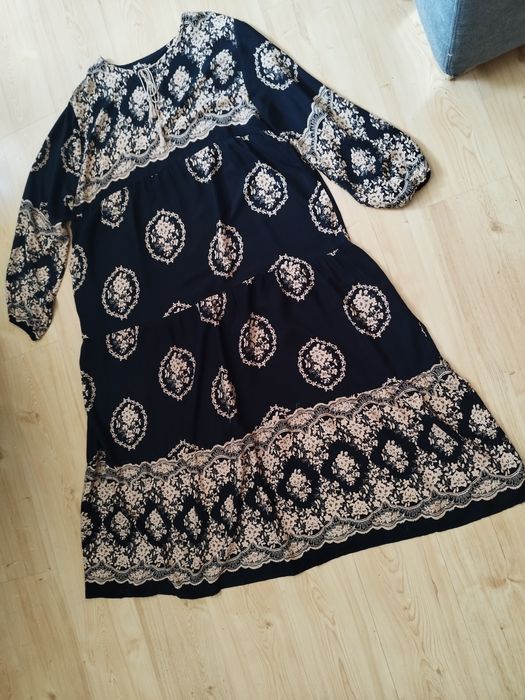 Śliczna suknia wiskoza duży rozmiar