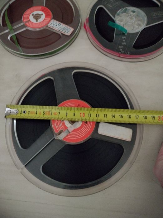 Bobine de fita tape audio reel to reel. 1*18 e 2*15 muito bom estado