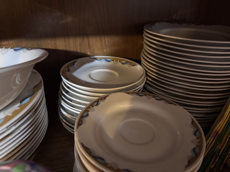 Serwis obiadowo - kawowy na 12 osób z fabryki porcelany: Karolina