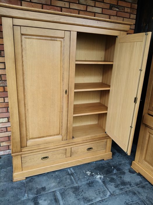 Aktówka dębowa + komódka / Meble Holenderskie