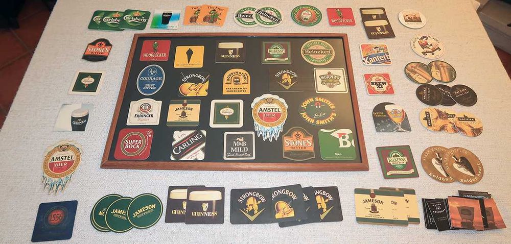 Bases copos cerveja whiskey cidra coleção