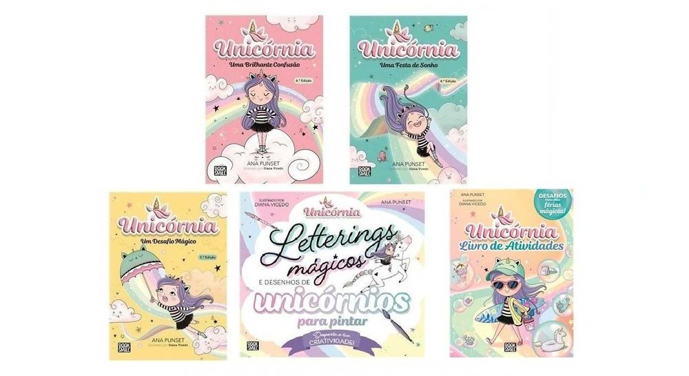 Unicórnia 1, 2 e 3/ Atividades/Letterings Mágicos.. -Desde 7€