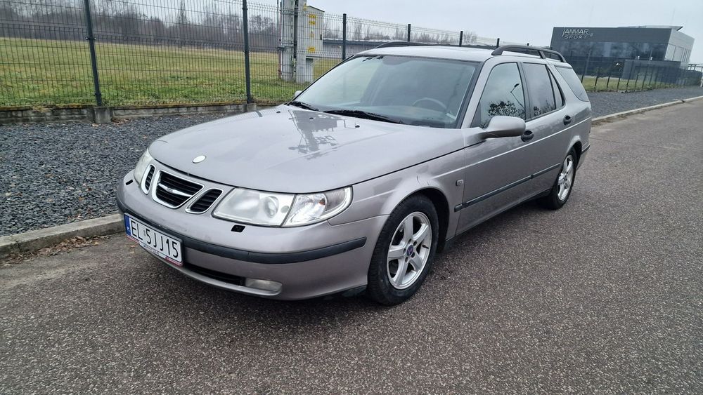 Saab 9-5 95 2.3T Automat Tempomat Hak Podgrzewane Wentylowane Skóry