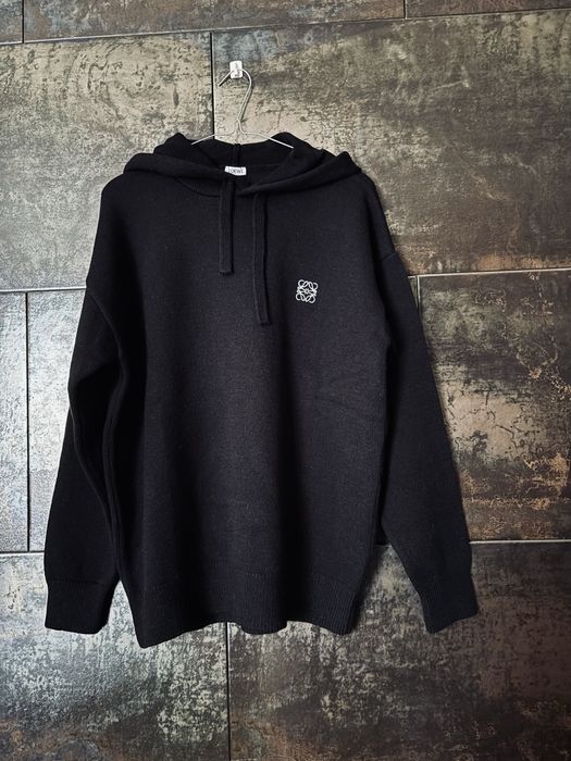 Sweter męski czarny Loewe