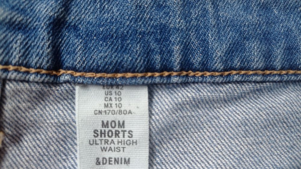 Shorty jeansowe damskie spodenki r. 42/XL H&M