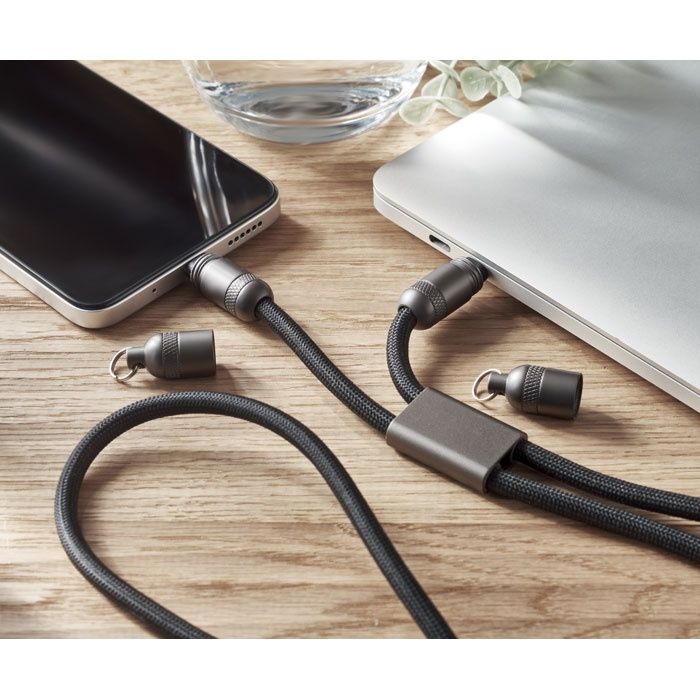 Lanyard com cabo de carregamento personalizado