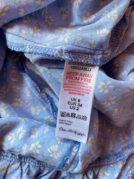 Błękitna sukienka miss selfridge