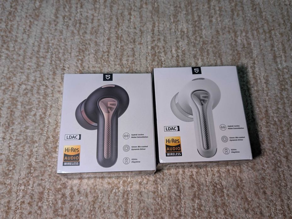 TWS наушники Soundpeats Capsule 3 Pro White/Black | LDAC | ANC