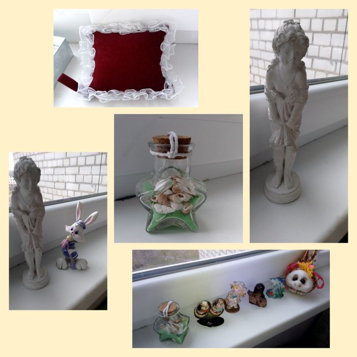 Статуетки заяц певец ваза девочка статуя из сада дельфины собпаки