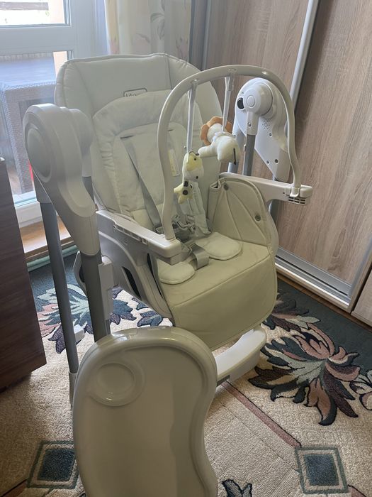 Стільчик-гойдалка для годування El Camino ME 1087 SWAN White