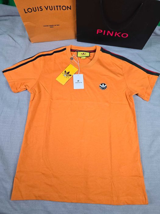 Koszulka męska tshirt Gucci kolory krótki rękaw Adidas premium M-XXXL