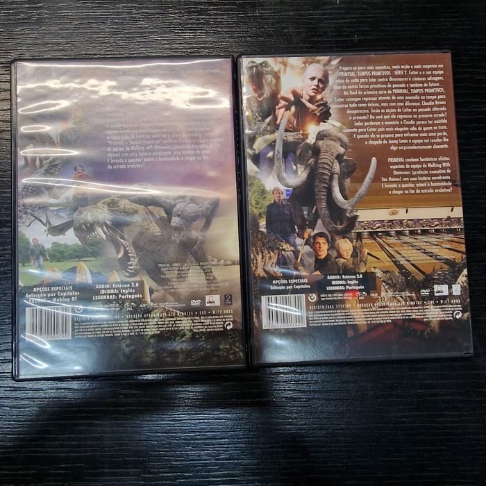 DVD Primeval S1 e 2 - 4 discos