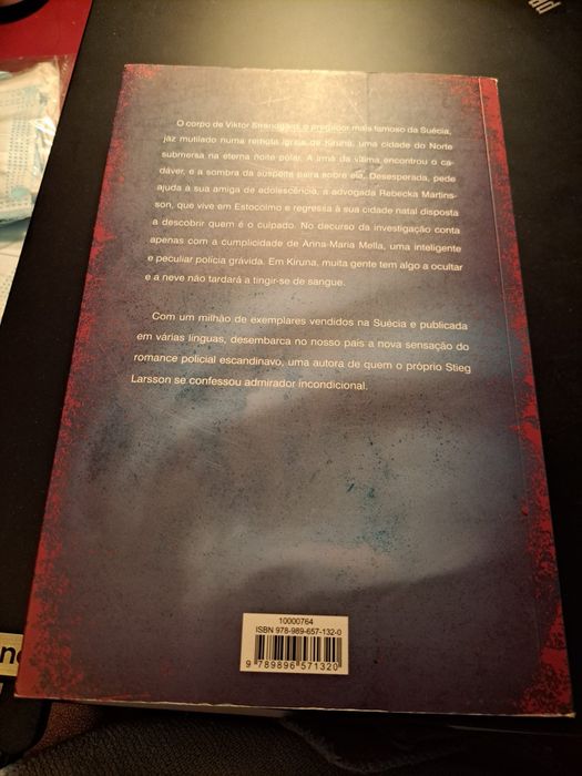 Livro Aurora Boreal Asa Larsson