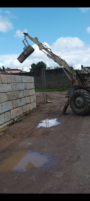 Grua florestal /Retro para trator -engate 3 pontos