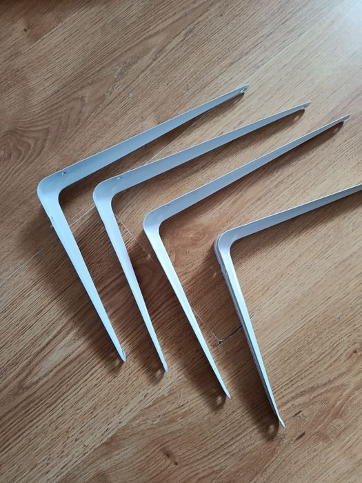 Wsporniki białe metal
