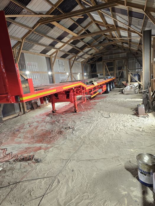 Piaskowanie malowanie naprawy maszyn naczep