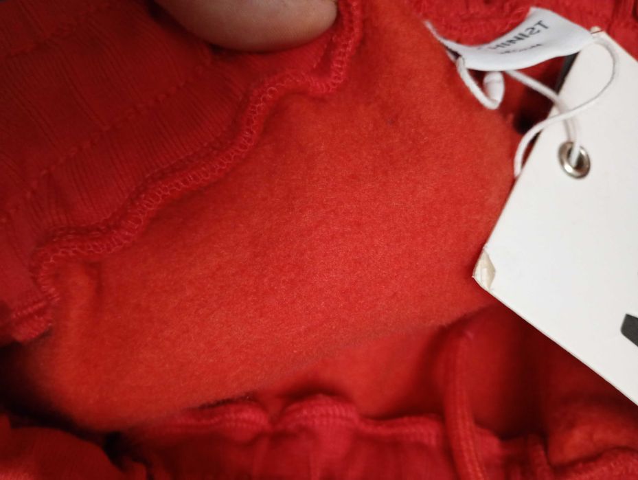 Теплі  штани  червоні