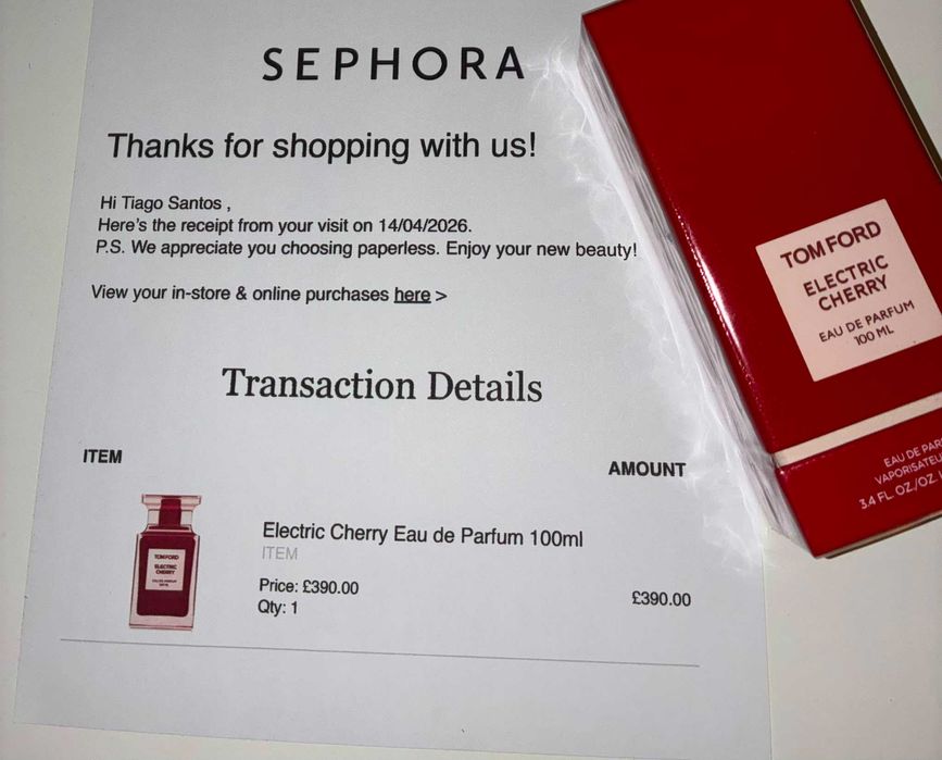 Perfume Electric Cherry De Tom Ford