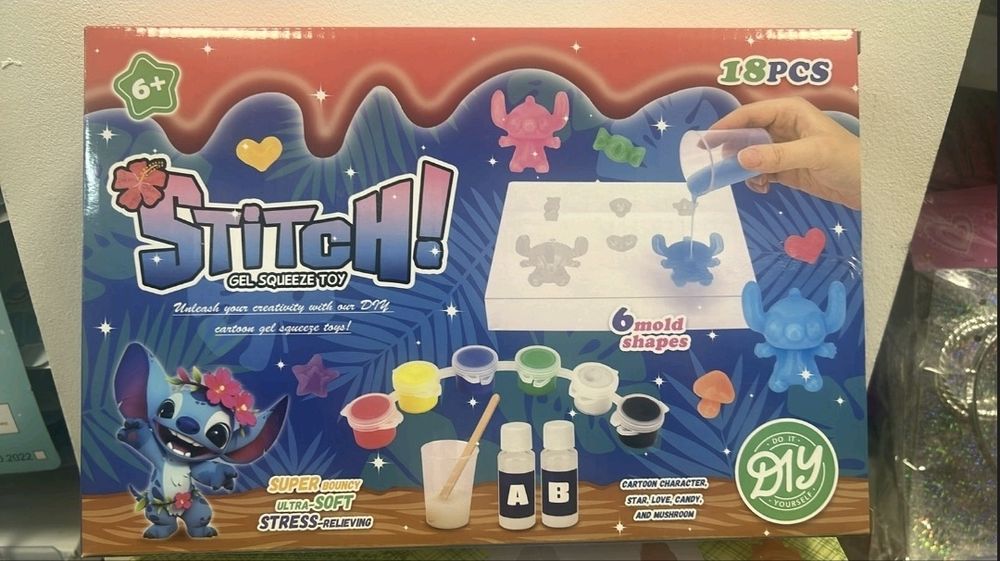 Набір для створення сквішів, слаймів своїми руками (DIY) стіч