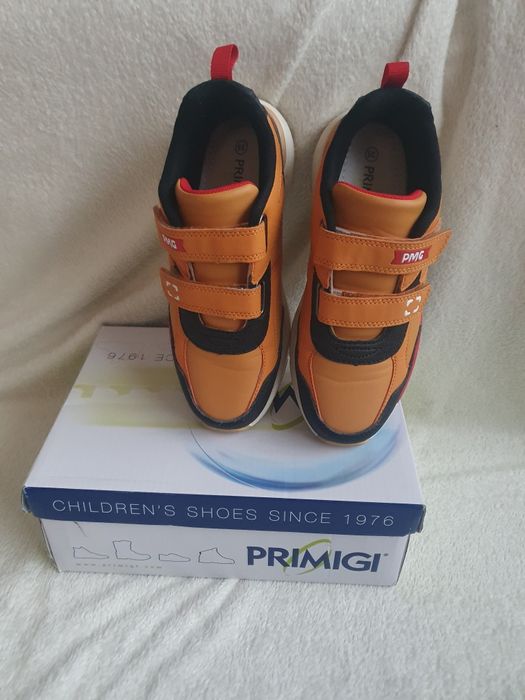 buty na rzepy 35 primigi sneakersy 22,5cm buty sportowe Senape nero