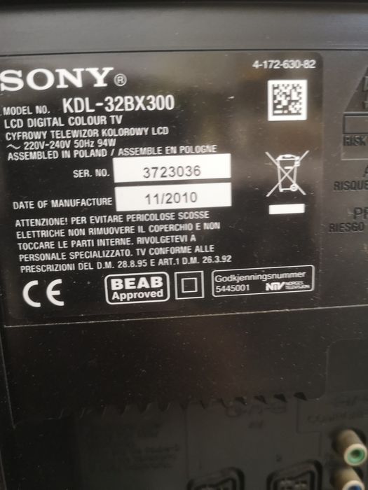 Tv lcd Sony brava 32 pulgadas