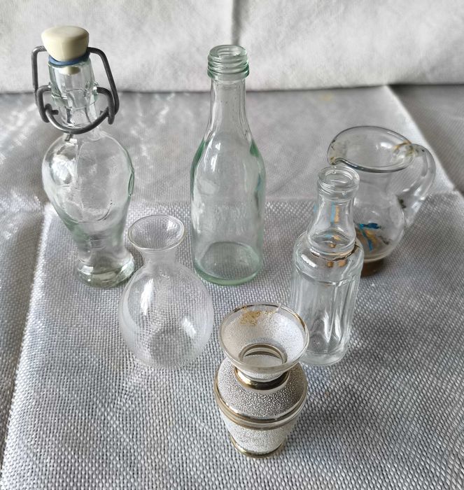 Lote de miniaturas de vidro