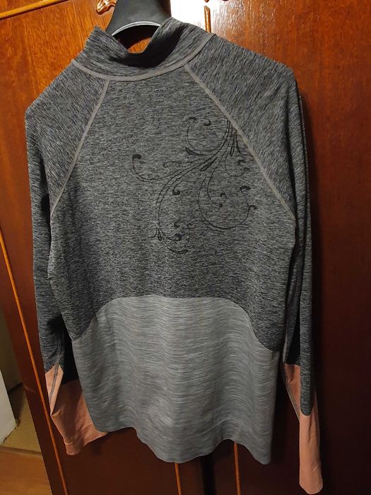 Bluza szara, crivit, rozsuwana, rozm. L