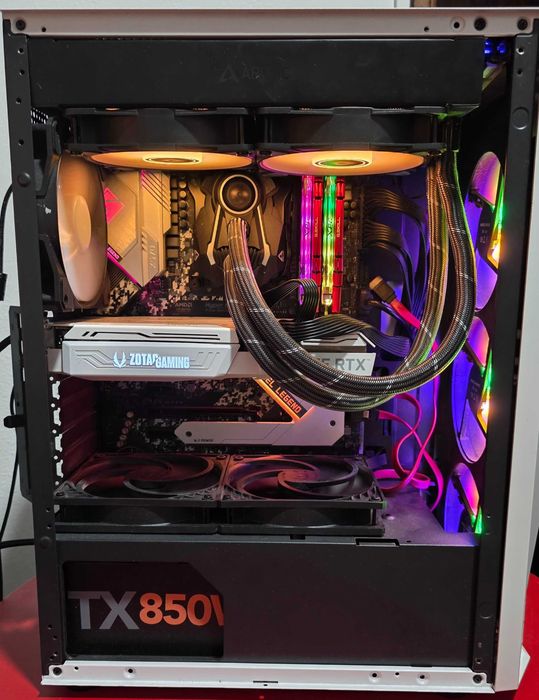 PC GAMING Ryzen 7 5800X, 32gb, RTX 3060 12gb Branco (Impecável)