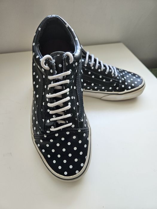 Trampki skóra naturalna Vans model "Off the wall", rozm 39