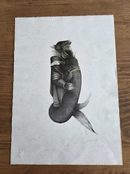 José Faria, serigrafia assinada e numerada