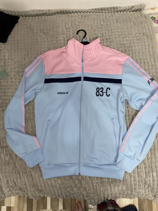 bluza Adidas Originals 2007 mano classic 83-C M vintage nowa błękitna