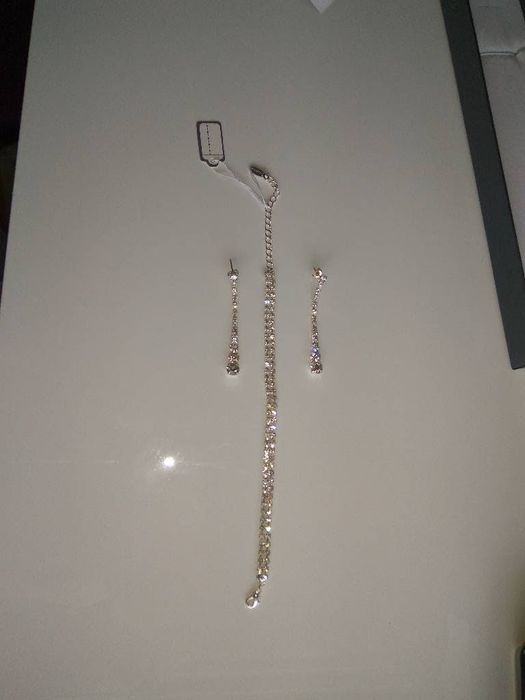 Kolczyki i bransoletka