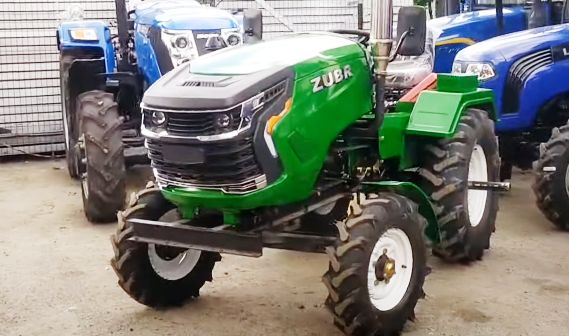 Новітній мототрактор Зубр Т25 плуг+фрeзa+зіп. Трактор з доcтавкoю