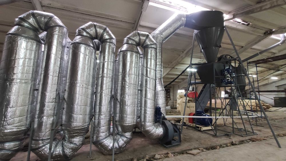 Лінії брикетування гранулювання тирси, соняшника, соломи торфу та ін