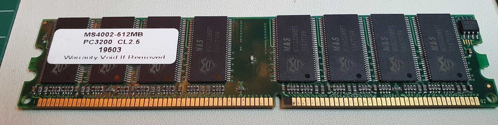 512MB DDR RAM Module MS4002 PC3200 CL2.564752385393538121