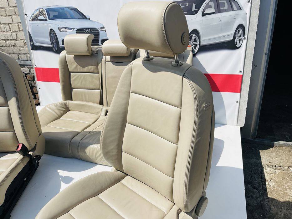 Салон Шкіра Сидіння Ауді А6 С6 Розборка Шрот Audi A6 C6