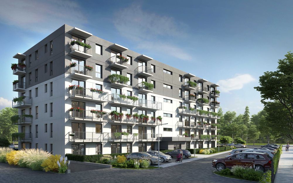 Łuków: Mieszkanie 3-pokojowe 52,96 m2 | Winda | Balkon
