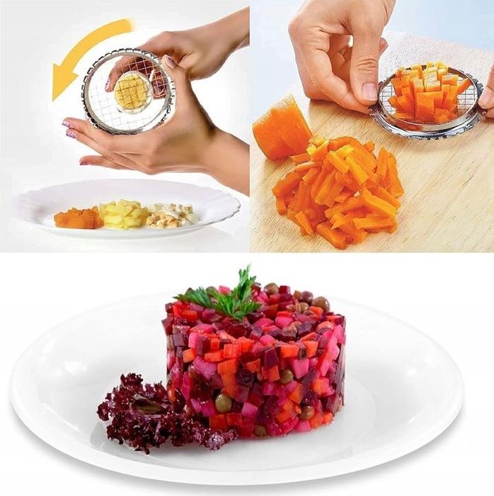 Krajacz sitko krajalnica do warzyw jajek sałatki krajarka nóż #124