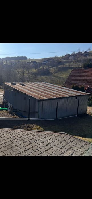 Sprzedam garaż blaszany duży 2 stanowiskowy