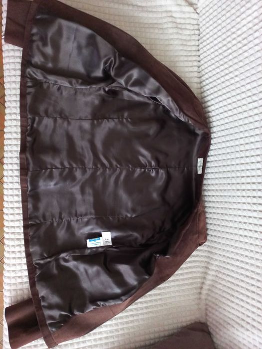 Женская куртка жакет из натуральной замши