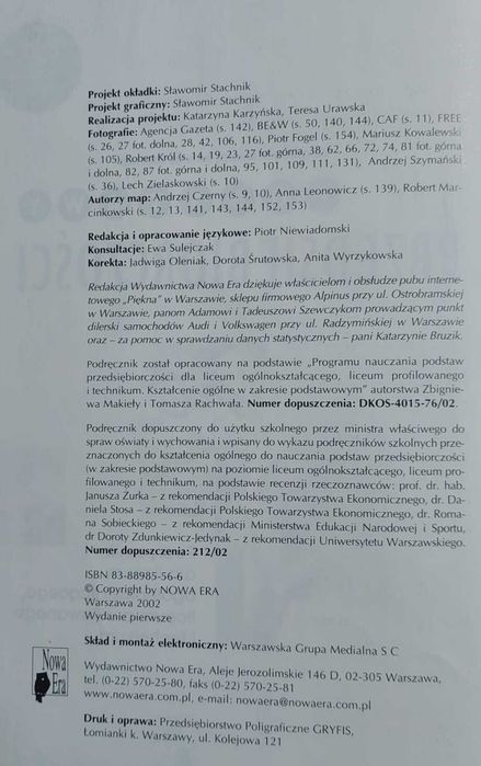 Makieła, Rachwał Podstawy przedsiębiorczości
