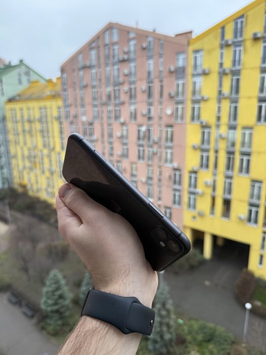 100% Аккум Идеал iPhone 11 64Gb Black Neverlock Айфон