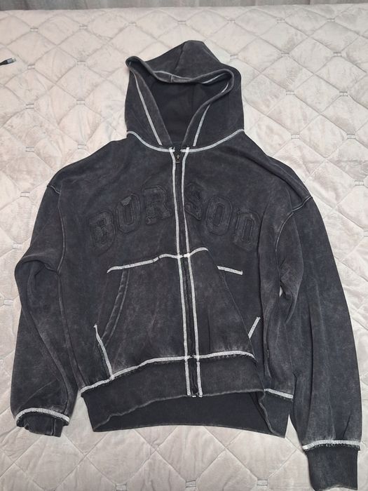 Black zip-hoodie Borsod y2k