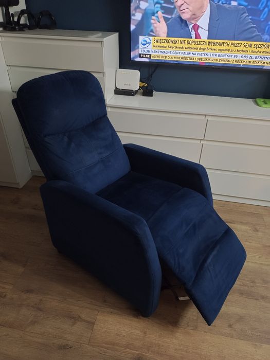 Fotel z funkcją relaks